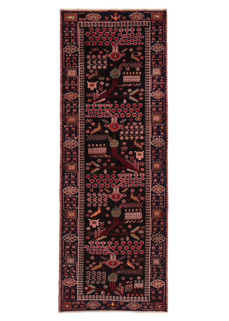 Alfombra persa Hamedan | 293 x 102 cm