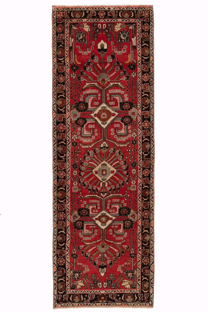 Alfombra persa Hamedan | 296 x 95 cm