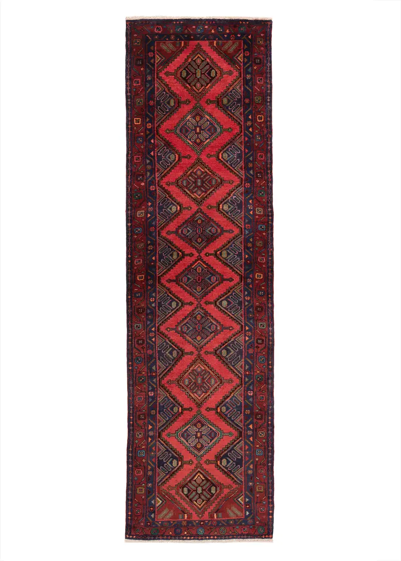 Alfombra persa Hamedan | 302 x 77 cm