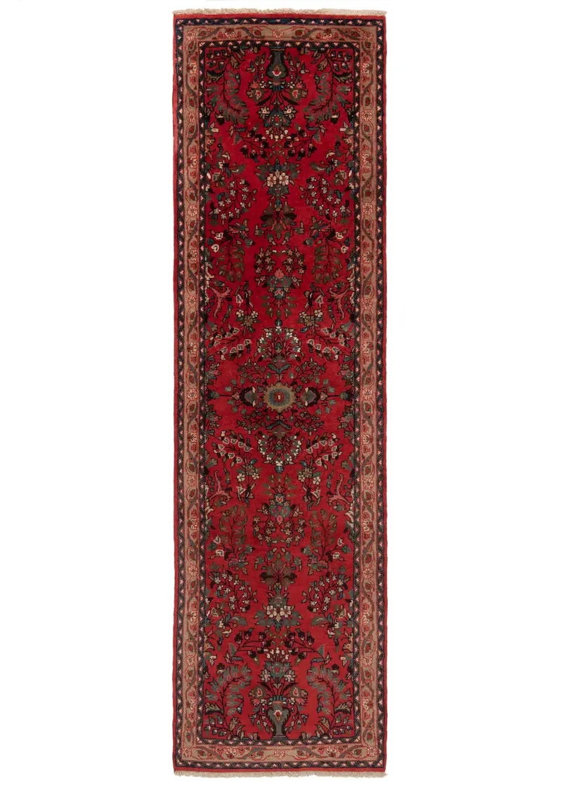 Alfombra persa Hamedan | 304 x 82 cm
