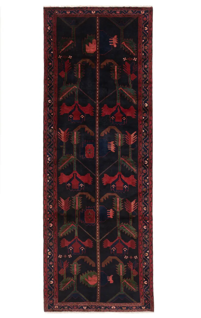 Alfombra persa Hamedan | 305 x 105 cm