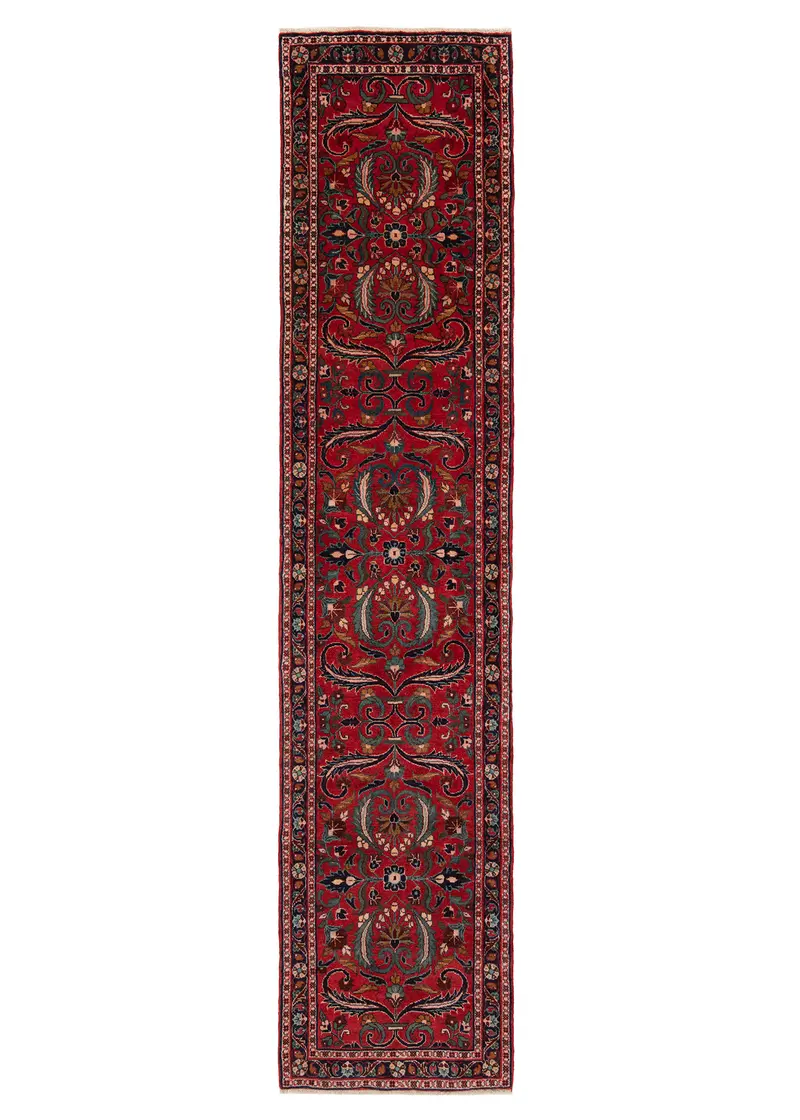 Alfombra persa Hamedan | 369 x 83 cm