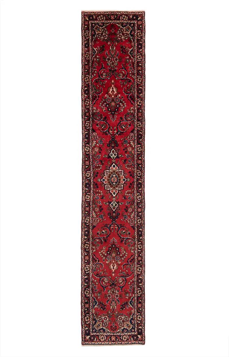 Alfombra persa Hamedan | 407 x 75 cm