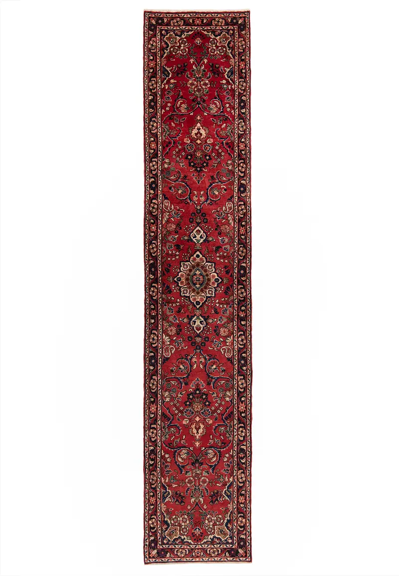 Alfombra persa Hamedan | 407 x 78 cm