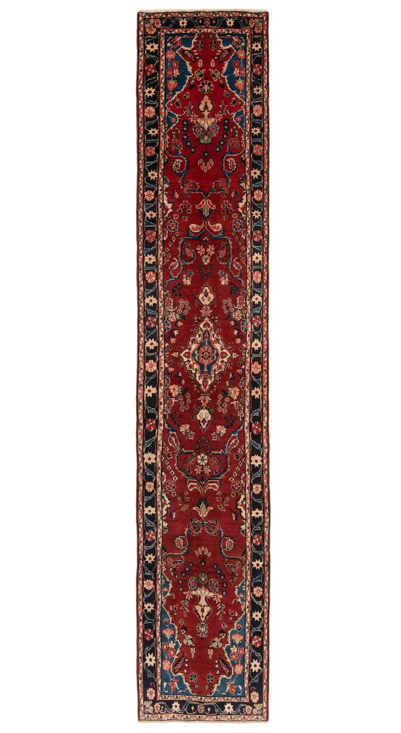 Alfombra persa Hamedan | 413 x 82 cm