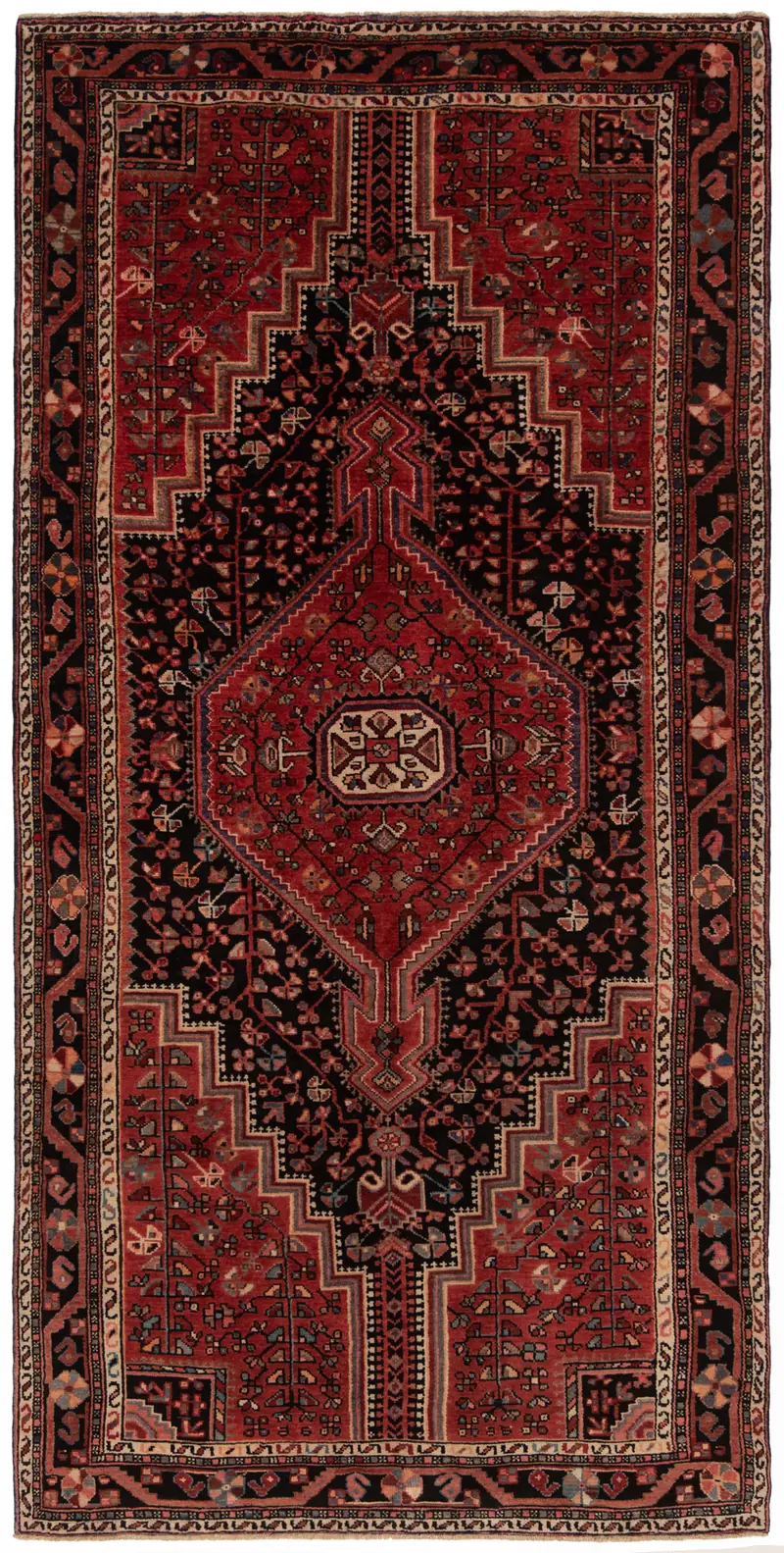 Alfombra persa Hamedan Teuserkan | 328 x 159 cm