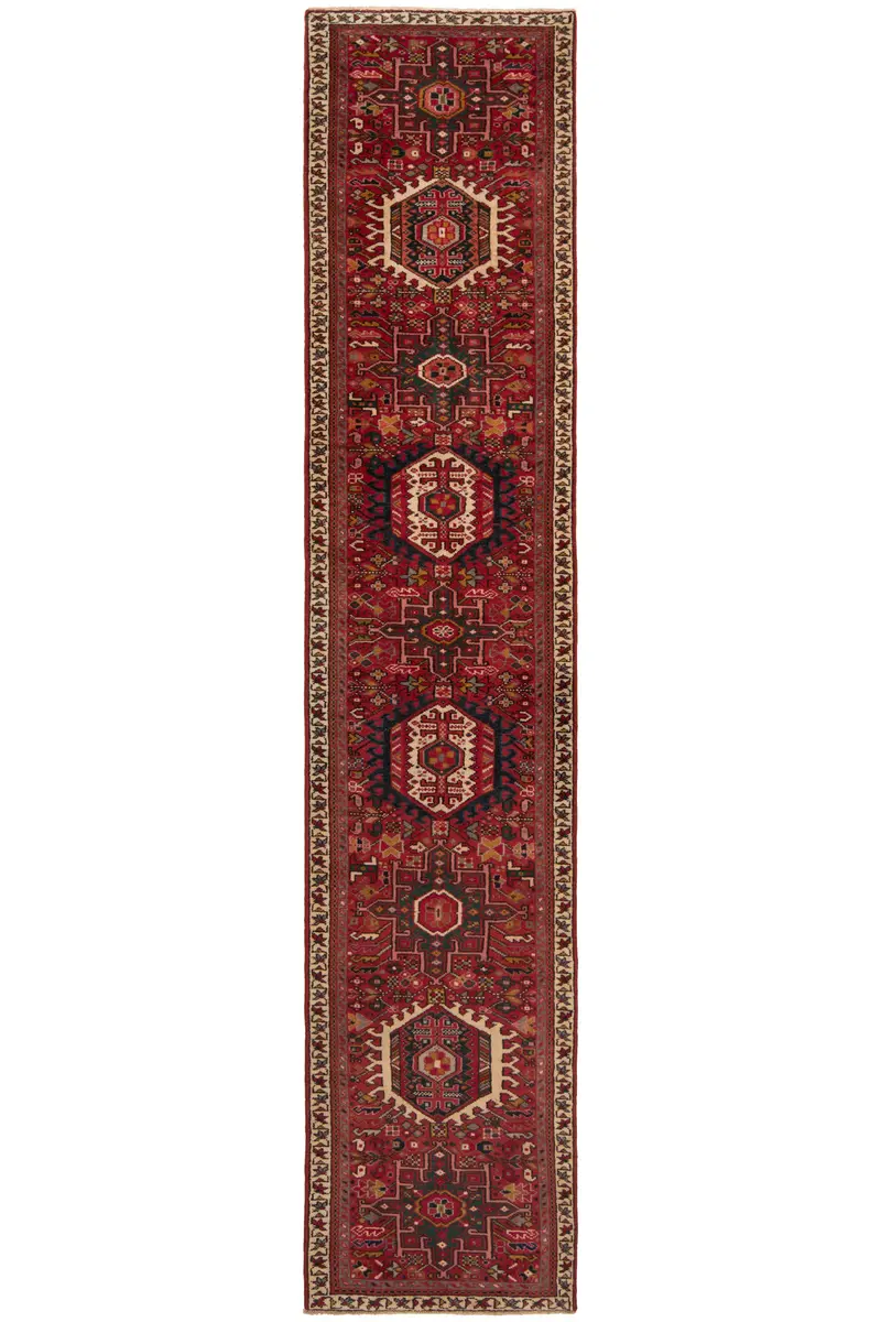 Alfombra persa Heriz | 338 x 71 cm