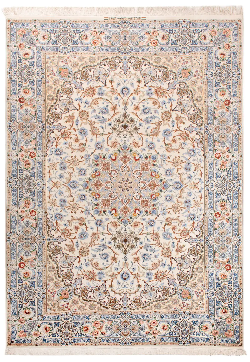Alfombra Persa Isfahan Firmada | 305 x 202 cm