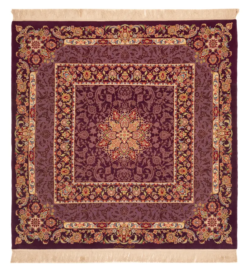 Alfombra persa Isfahan Hakimi | 206 x 205 cm