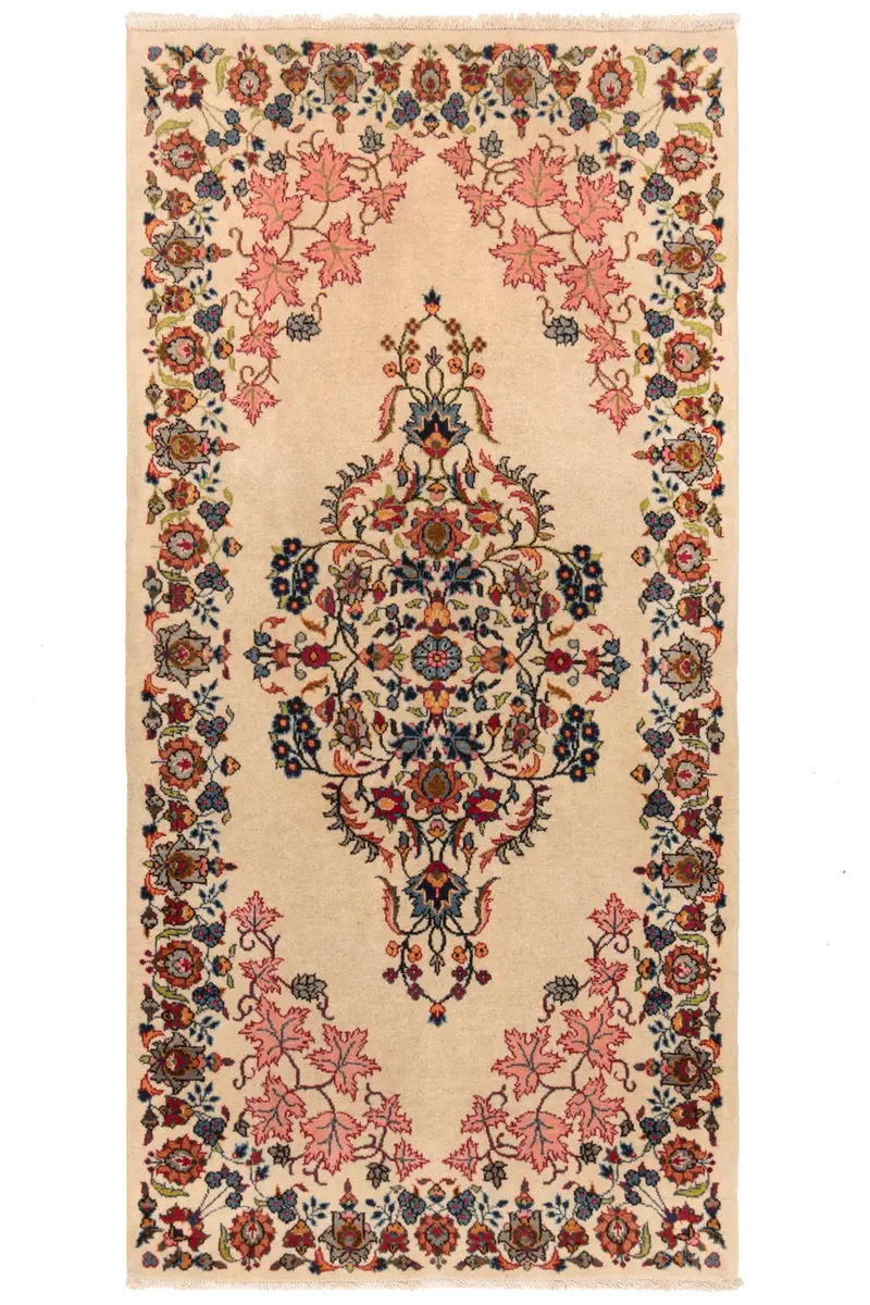 Alfombra persa Kashan | 146 x 72 cm