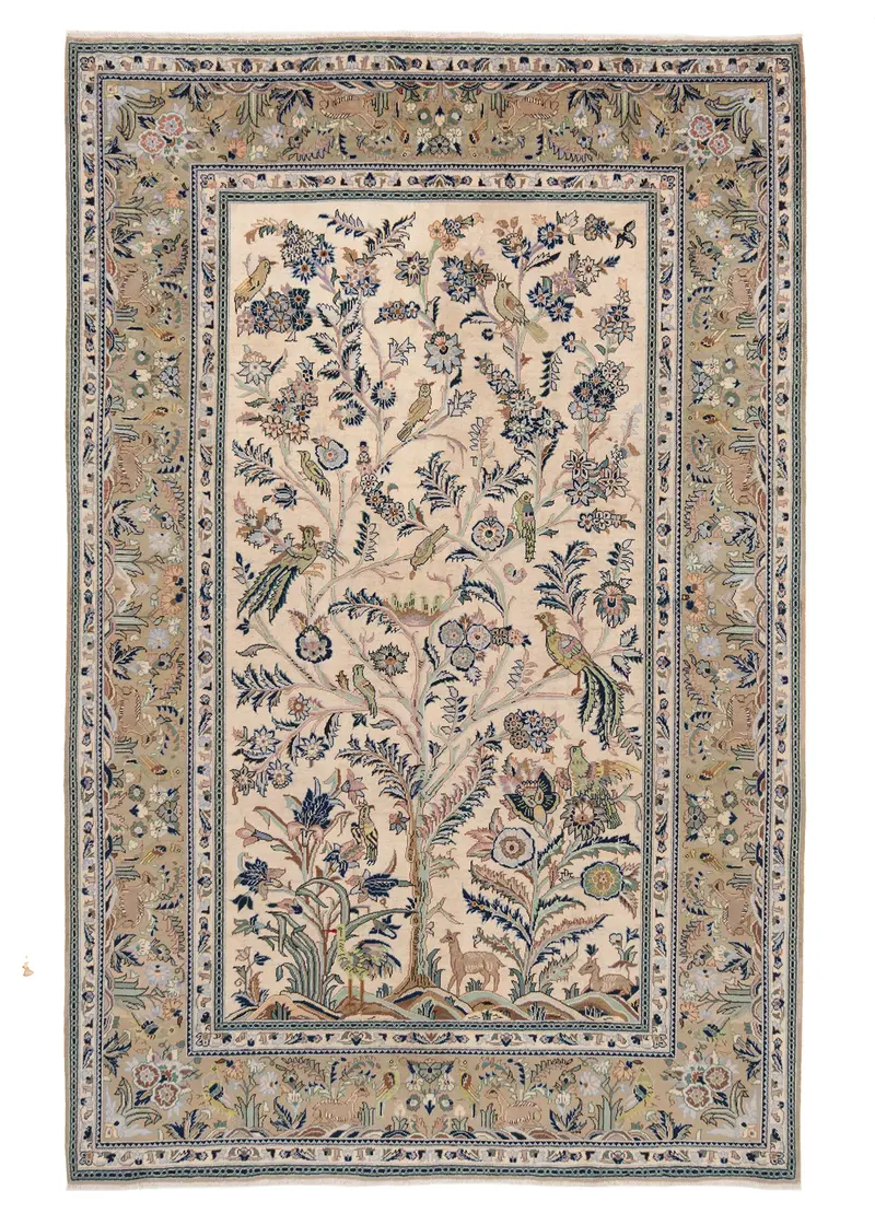 Alfombra persa Kashan | 326 x 216 cm