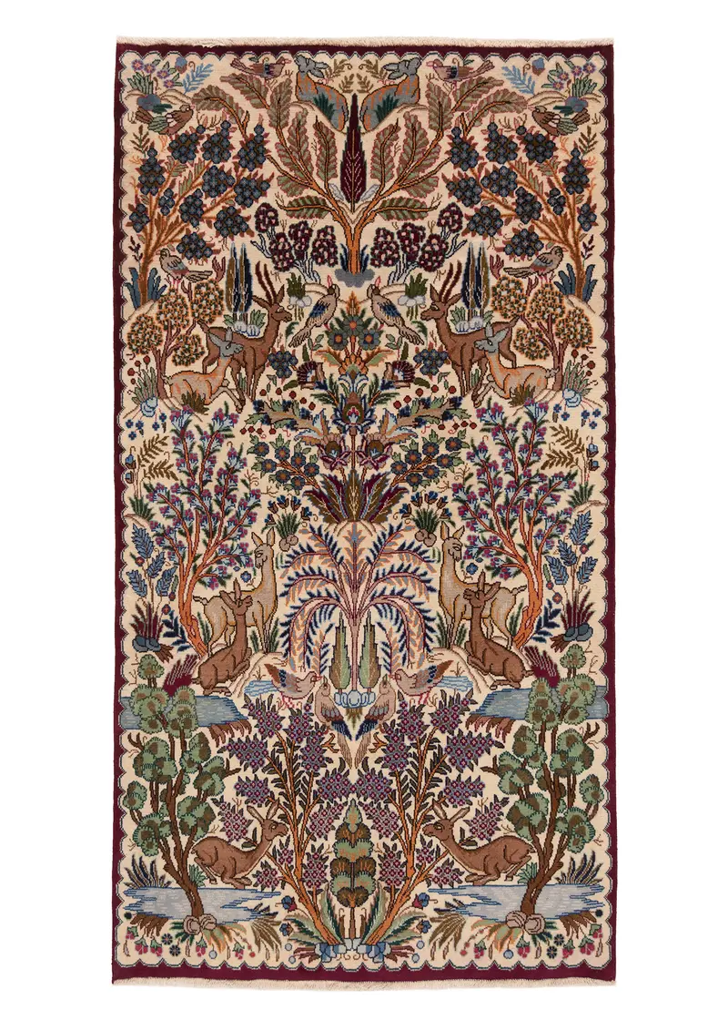 Alfombra persa Kashmar | 212 x 116 cm
