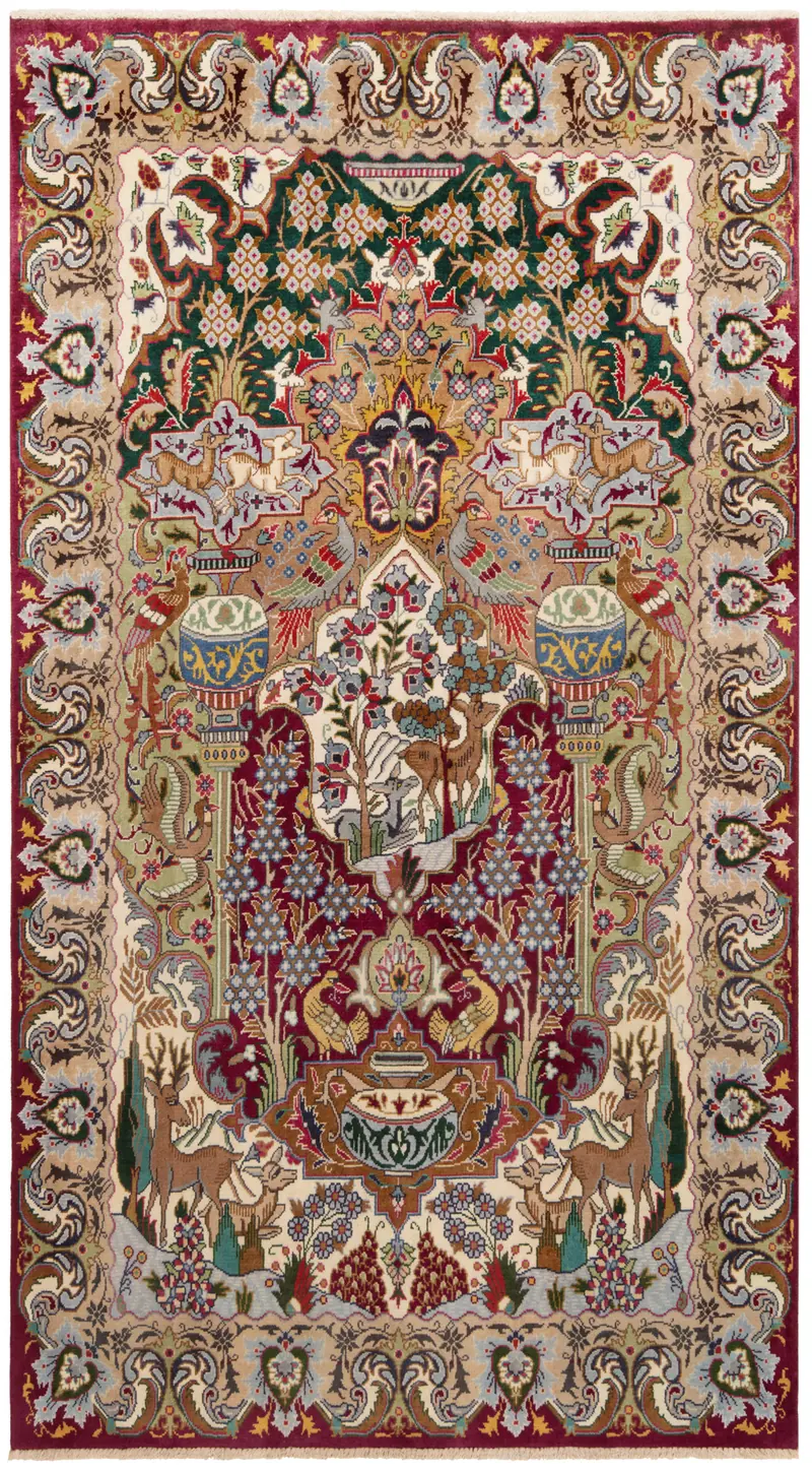 Alfombra persa Kashmar | 215 x 120 cm