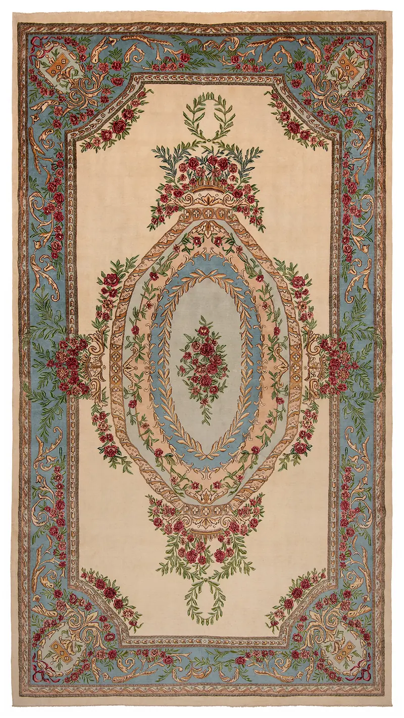 Alfombra persa Kermán | 596 x 326 cm