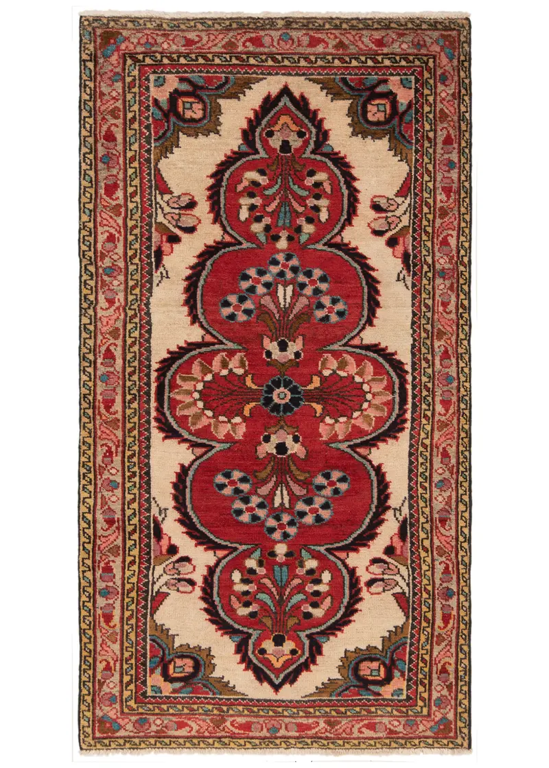 Alfombra persa Lilian | 133 x 66 cm
