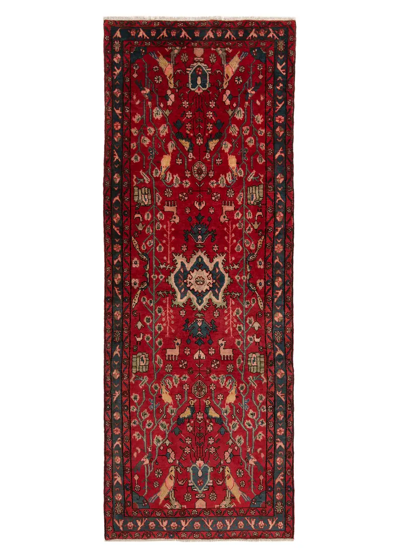 Alfombra persa Nahavand | 282 x 105 cm