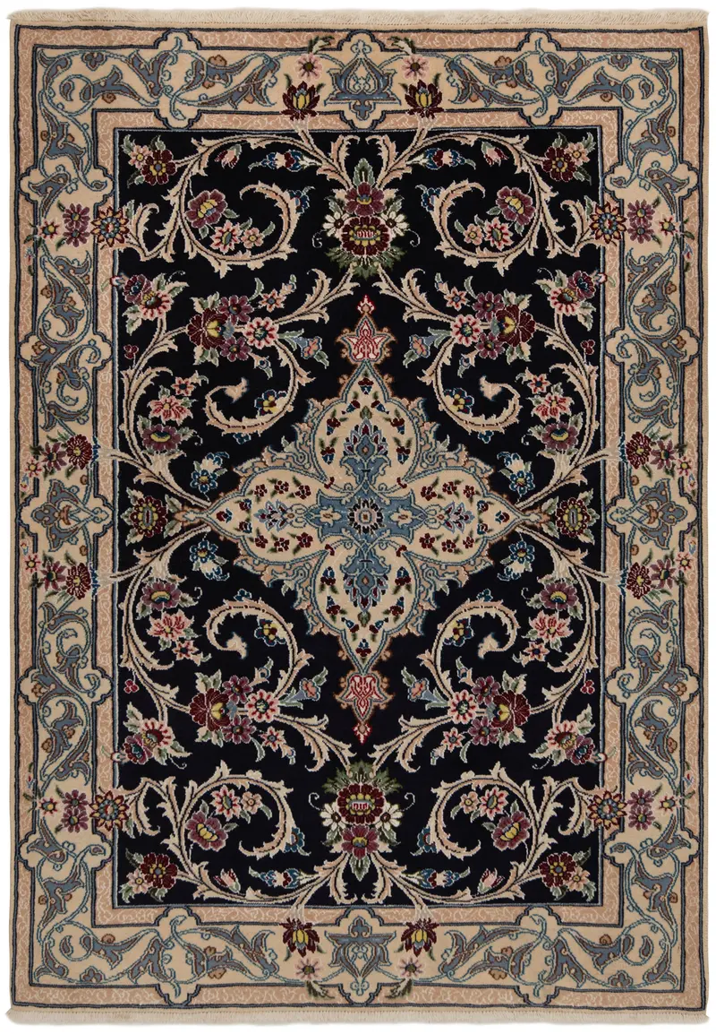 Alfombra persa Nain | 139 x 97 cm