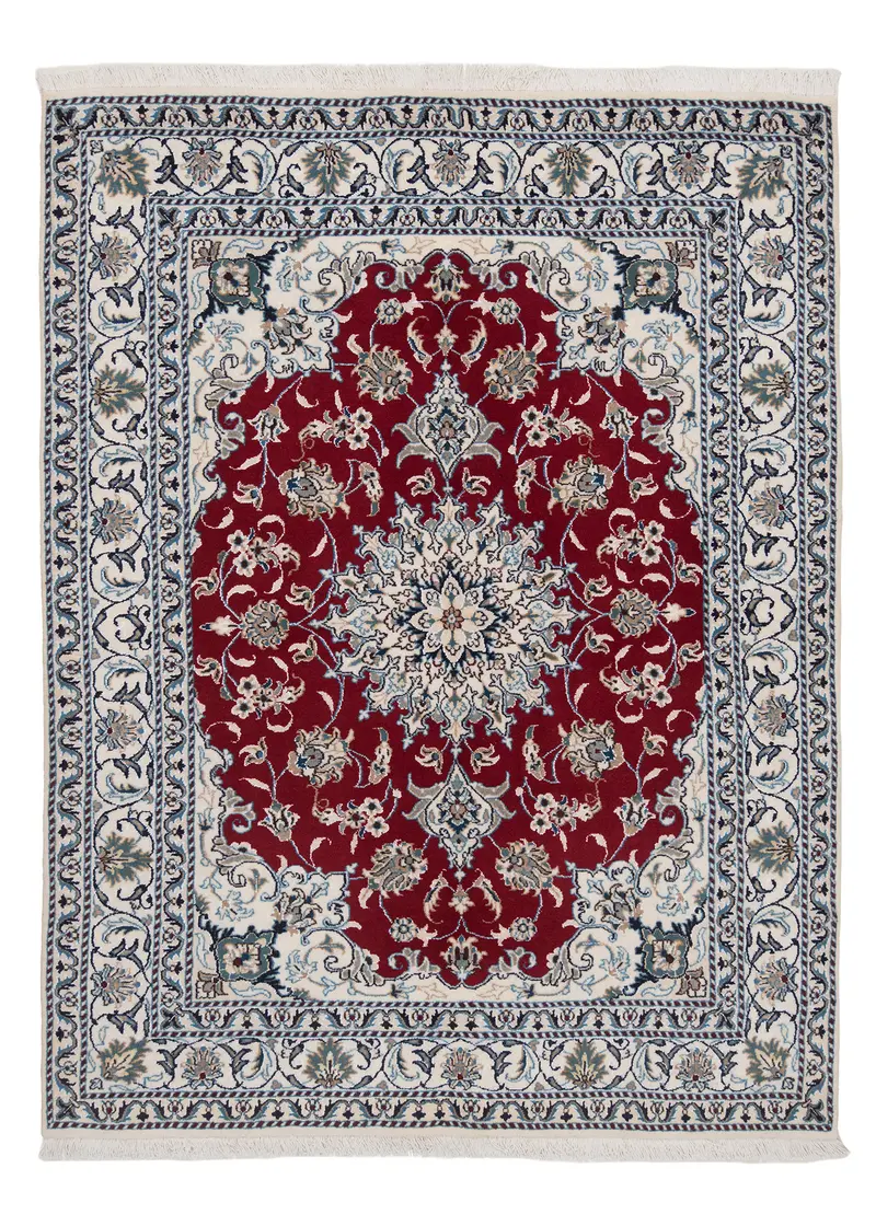 Alfombra persa Nain | 186 x 144 cm