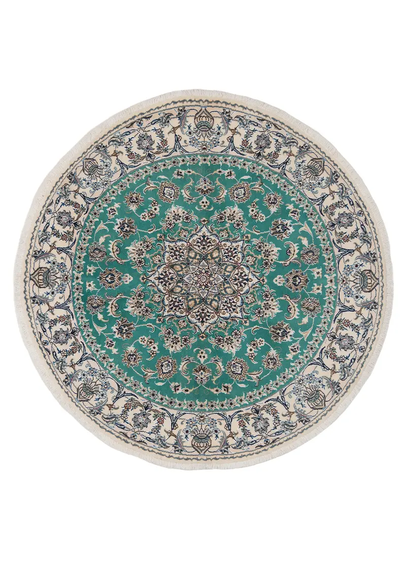 Alfombra persa Nain | 192 x 192 cm