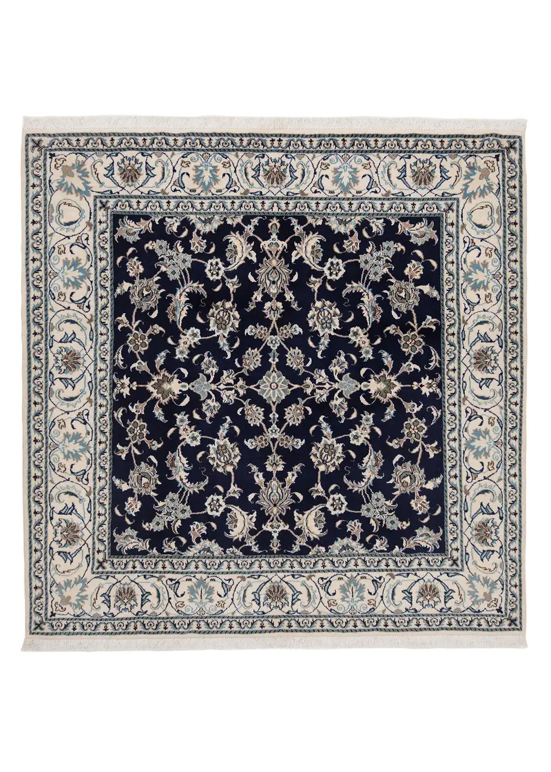 Alfombra persa Nain | 193 x 193 cm