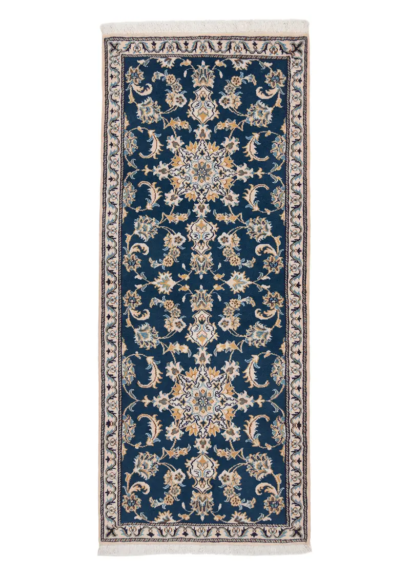 Alfombra persa Nain | 194 x 77 cm