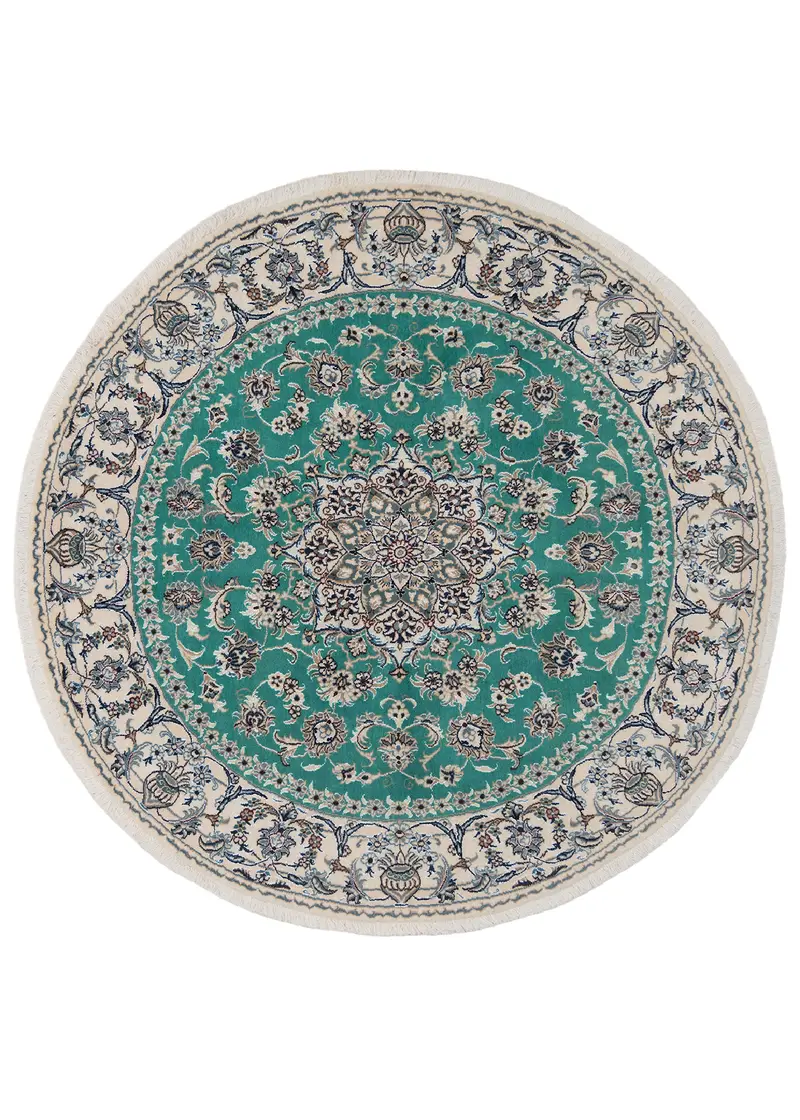 Alfombra persa Nain | 195 x 195 cm