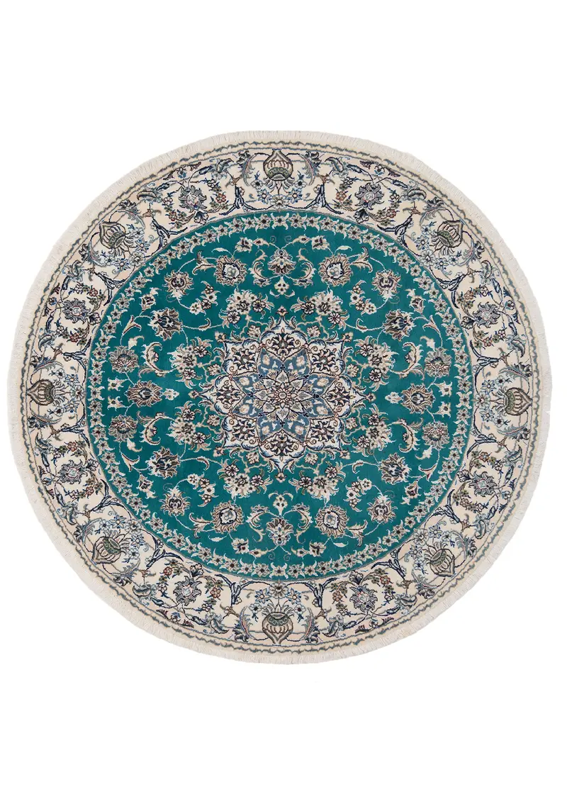 Alfombra persa Nain | 195 x 195 cm