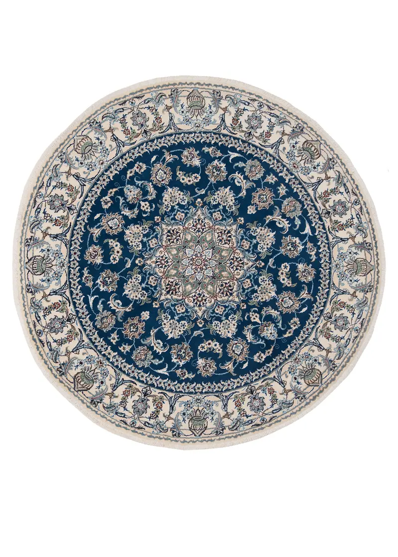 Alfombra persa Nain | 195 x 195 cm
