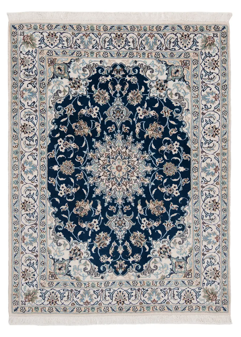 Alfombra persa Nain | 196 x 145 cm
