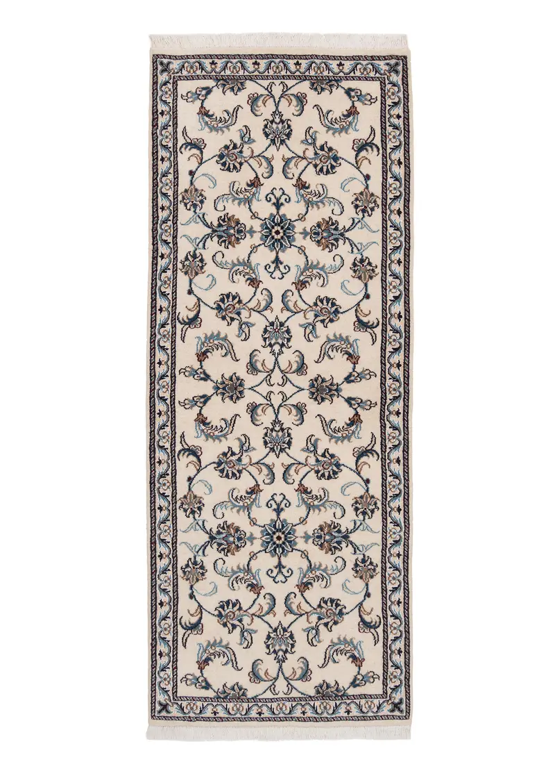Alfombra persa Nain | 197 x 75 cm