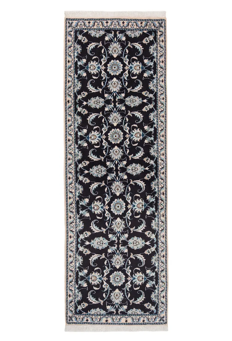 Alfombra persa Nain | 222 x 72 cm