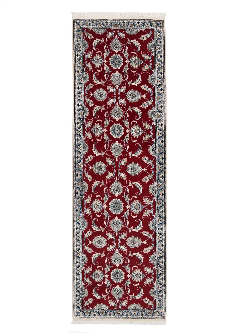 Alfombra persa Nain | 254 x 75 cm