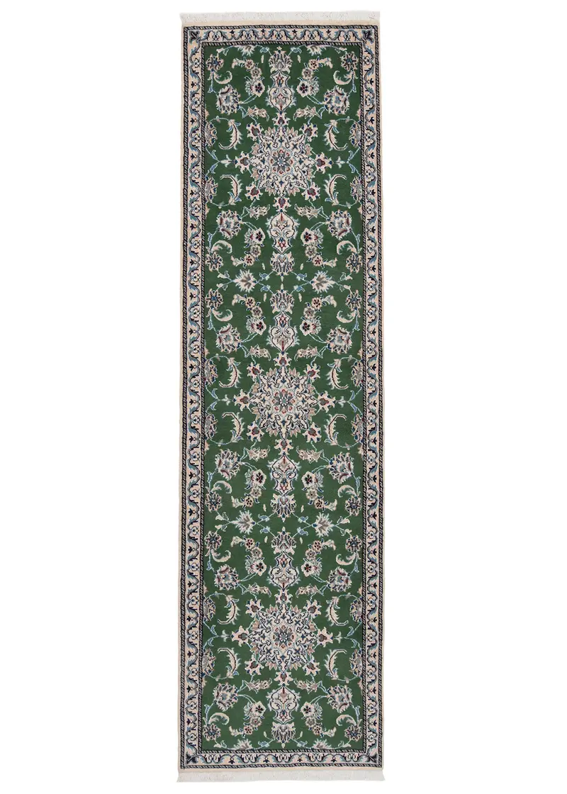 Alfombra persa Nain | 282 x 73 cm