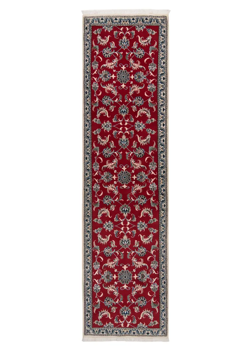 Alfombra persa Nain | 291 x 77 cm