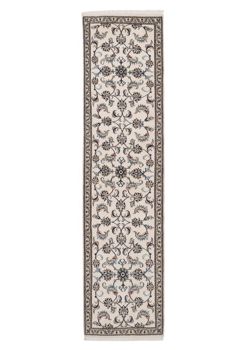 Alfombra persa Nain | 297 x 72 cm