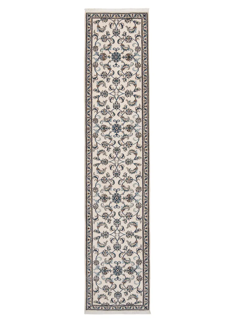 Alfombra persa Nain | 379 x 78 cm