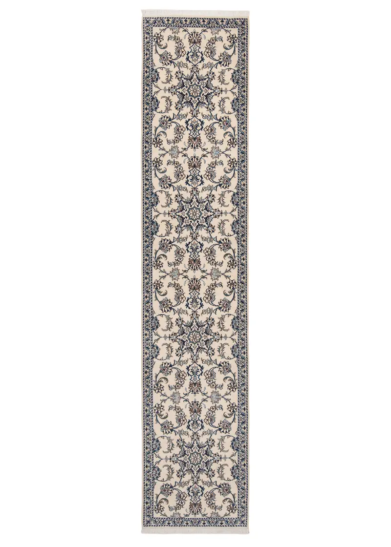 Alfombra persa Nain | 380 x 80 cm