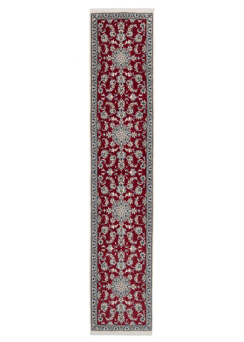Alfombra persa Nain | 384 x 75 cm