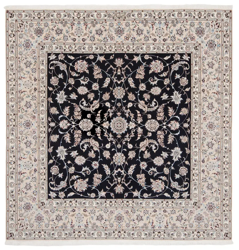 Alfombra persa Nain 6La | 208 x 205 cm