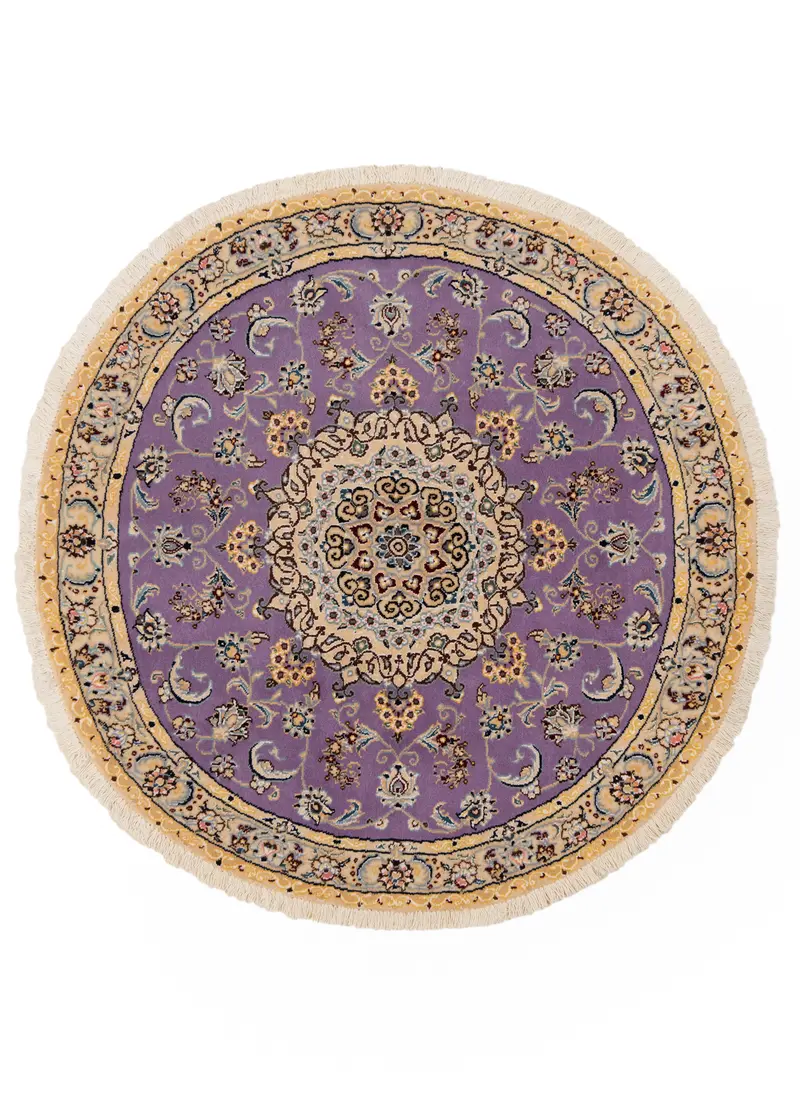 Alfombra persa Nain 9La | 110 x 110 cm