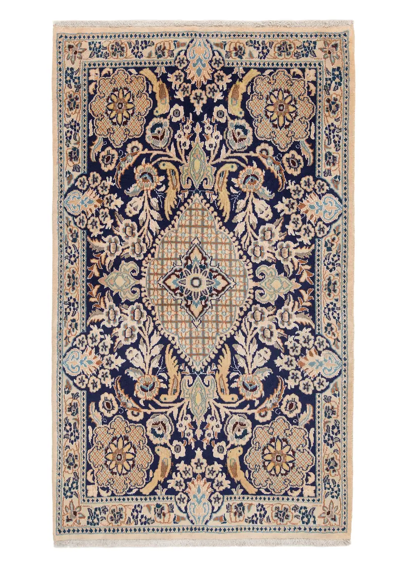 Alfombra persa Nain 9La | 142 x 83 cm