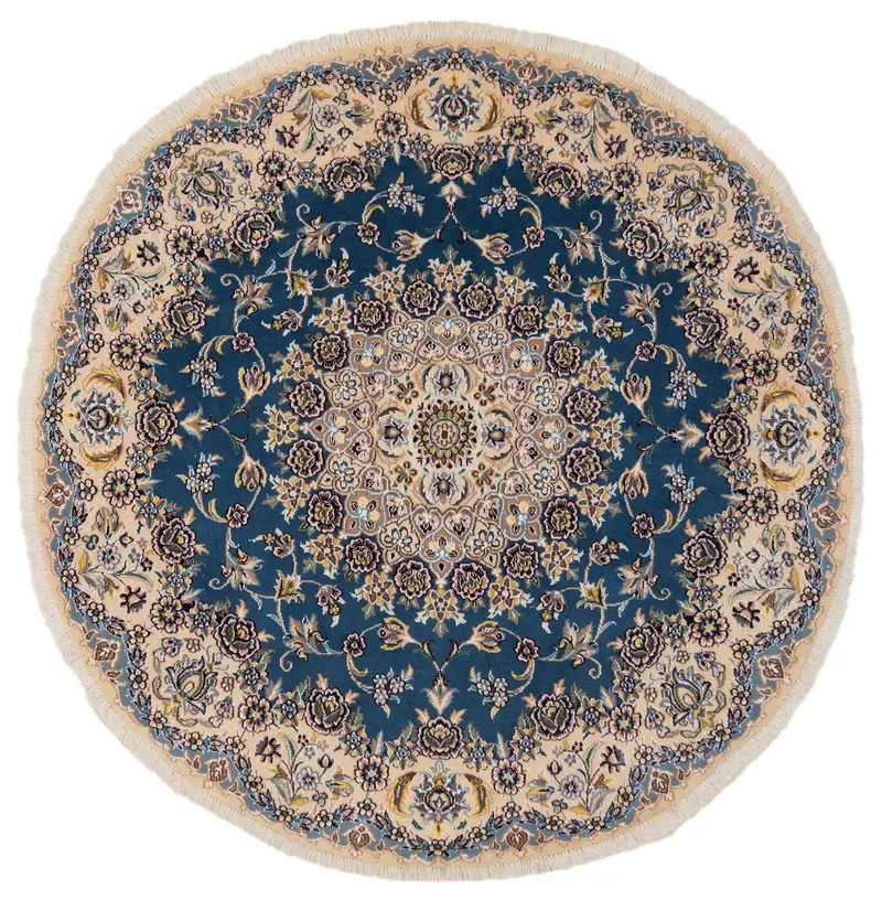 Alfombra persa Nain 9La | 143 x 143 cm