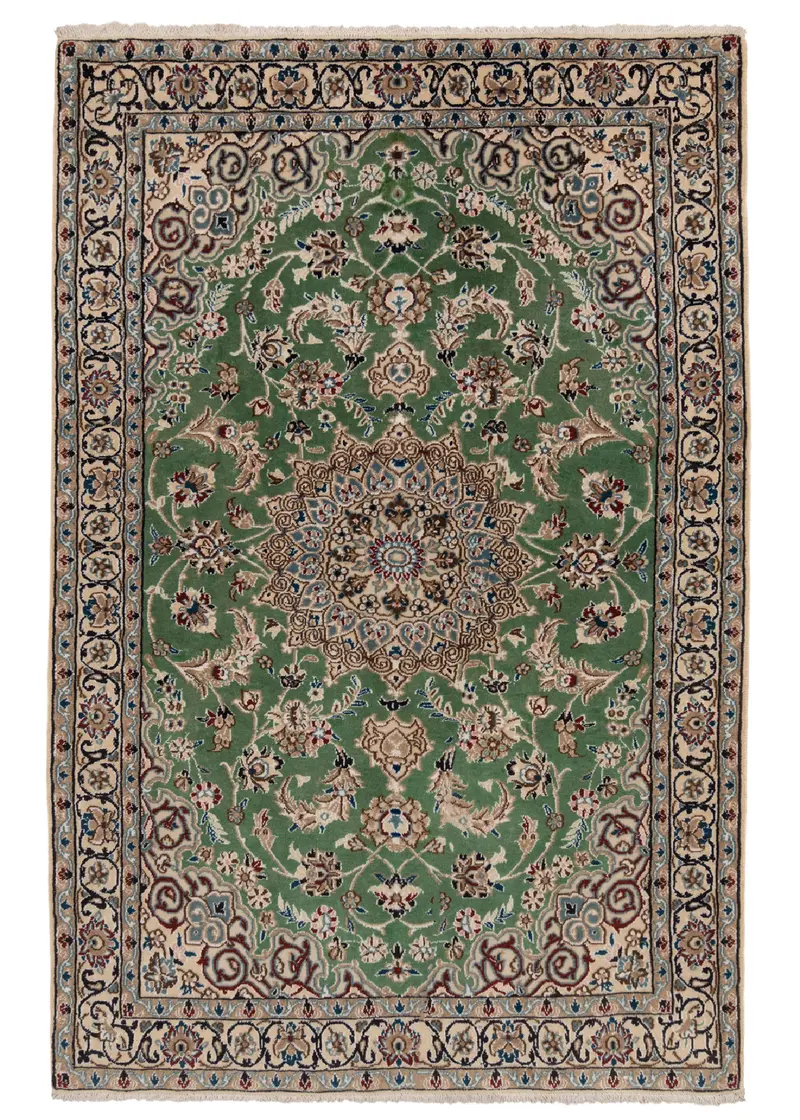 Alfombra persa Nain 9La | 165 x 108 cm