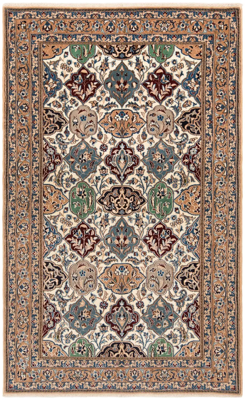 Alfombra Persa Nain 9La | 194 x 121 cm