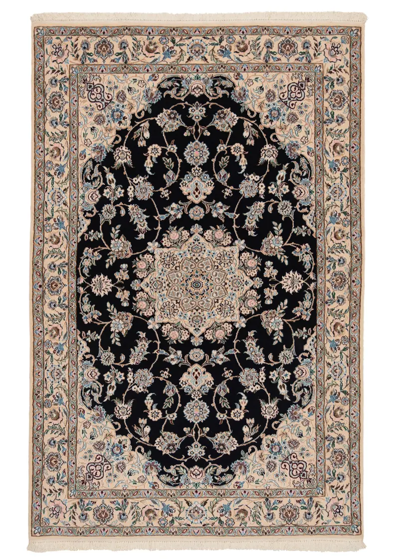 Alfombra persa Nain 9La | 195 x 125 cm