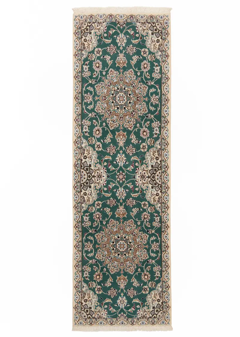 Alfombra persa Nain 9La | 195 x 60 cm