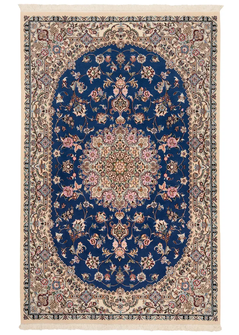 Alfombra persa Nain 9La | 197 x 127 cm