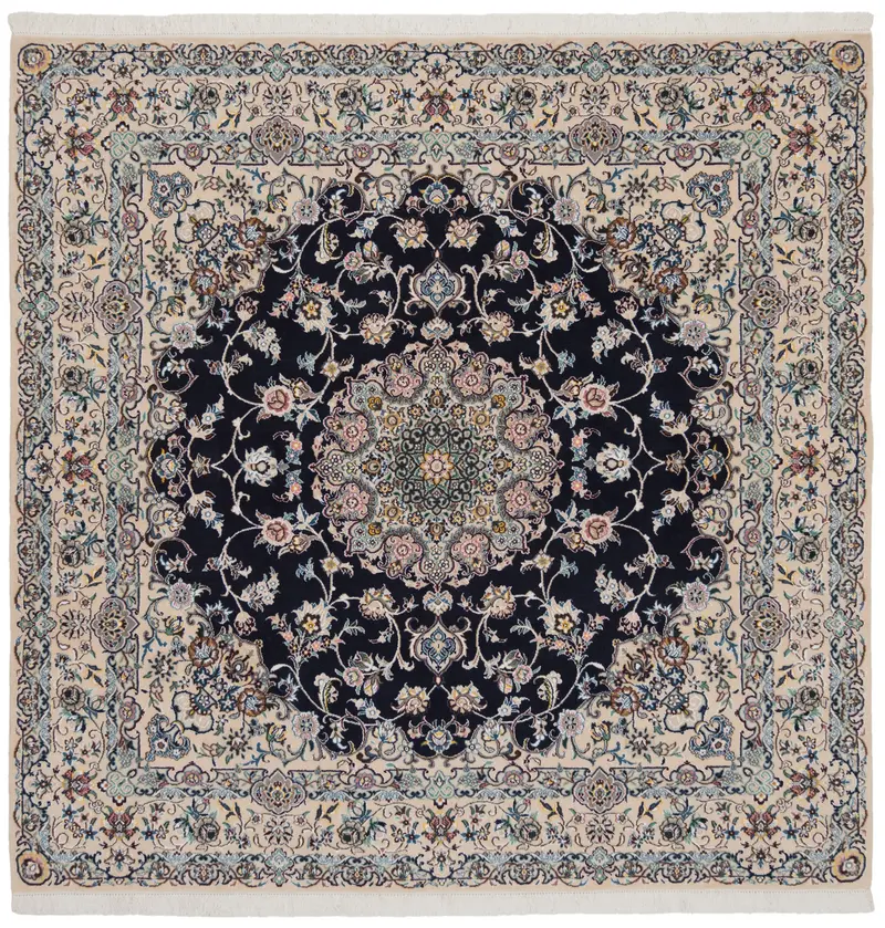 Alfombra Persa Nain 9La | 204 x 204 cm