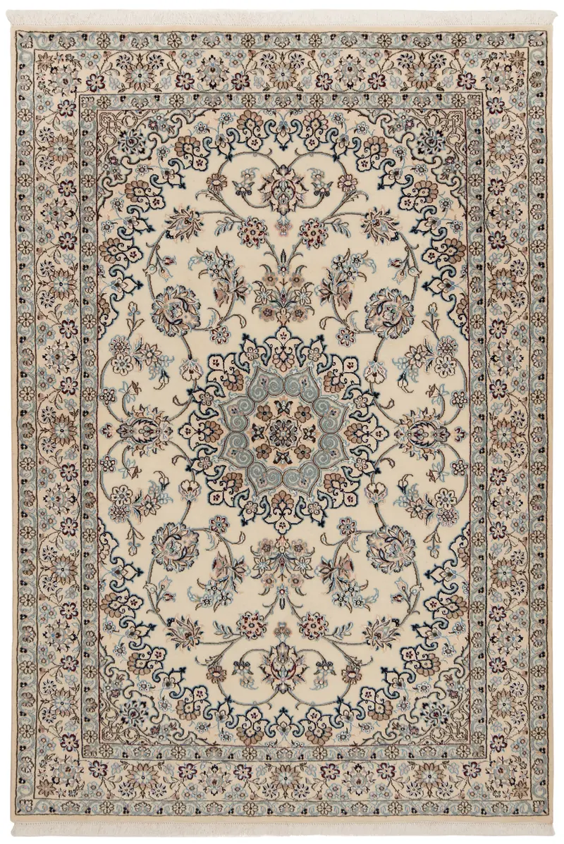 Alfombra Persa Nain 9La | 205 x 141 cm