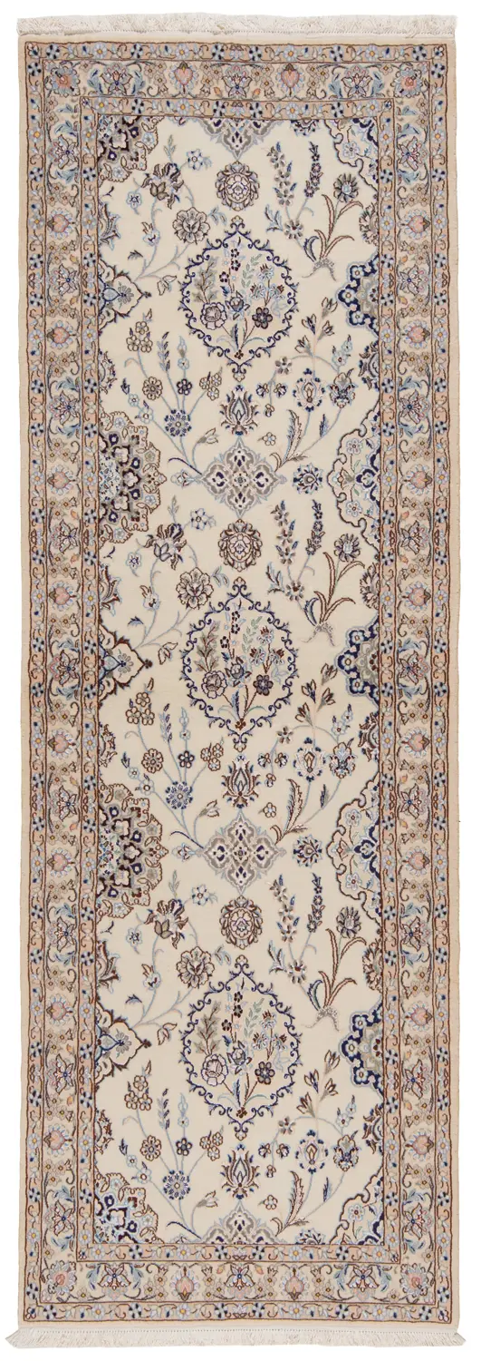 Alfombra persa Nain 9La | 286 x 98 cm